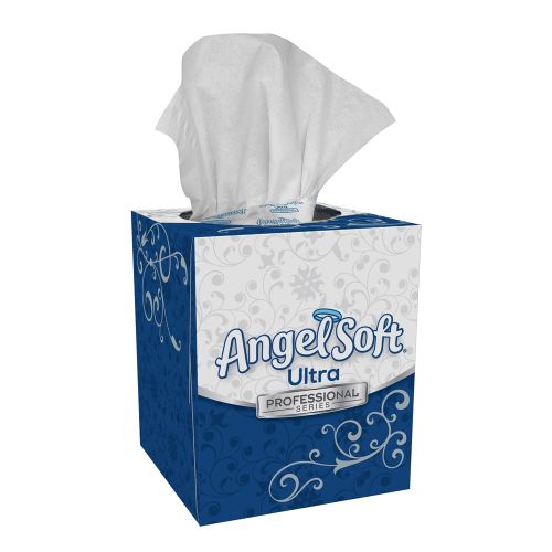 Angel Soft Ultra Professional Series Premium 2-ply Facial Tissue, Cube Box